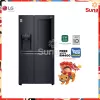 LG 601L Side-by-Side Refrigerator with InstaView Door-in-Door & Inverter Linear Compressor GC-X247CKAV