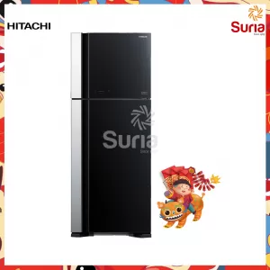 Hitachi 489L 2 Doors Inverter Dual Fan Cooling Refrigerator R-VG580P7M