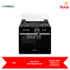 Faber 60L Standing Cooker With Gas Oven FISSO 9840G/BK