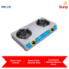 Milux Stainless Steel 2 Burner Gas Cooker MSS-1222