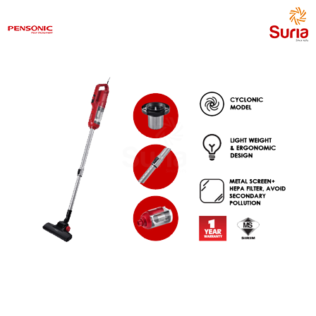 Pensonic 2 In 1 Corded Stick Handheld Vacuum Cleaner PVC 1003H